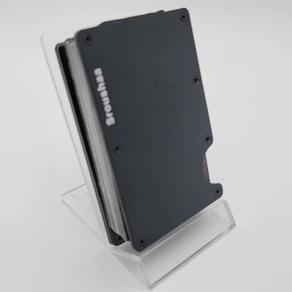 Carbon Fiber Slim Wallet & Key Organizer - Credit Card Case - RFID Metal Wallet